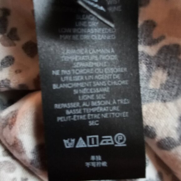 MAEVE Anthropologie Katia leopard print buttondown blouse with ruffles size 12 - Picture 8 of 9